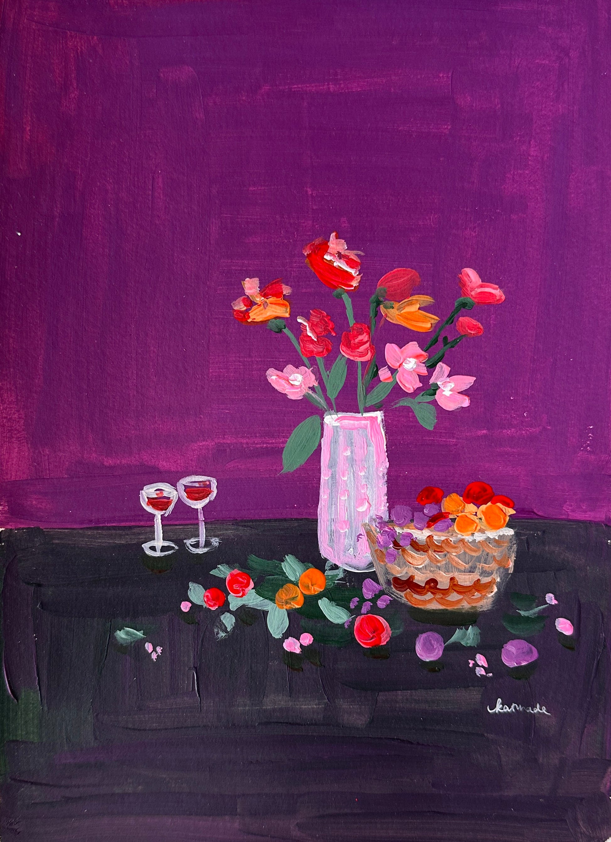 Deep Purple Still Life