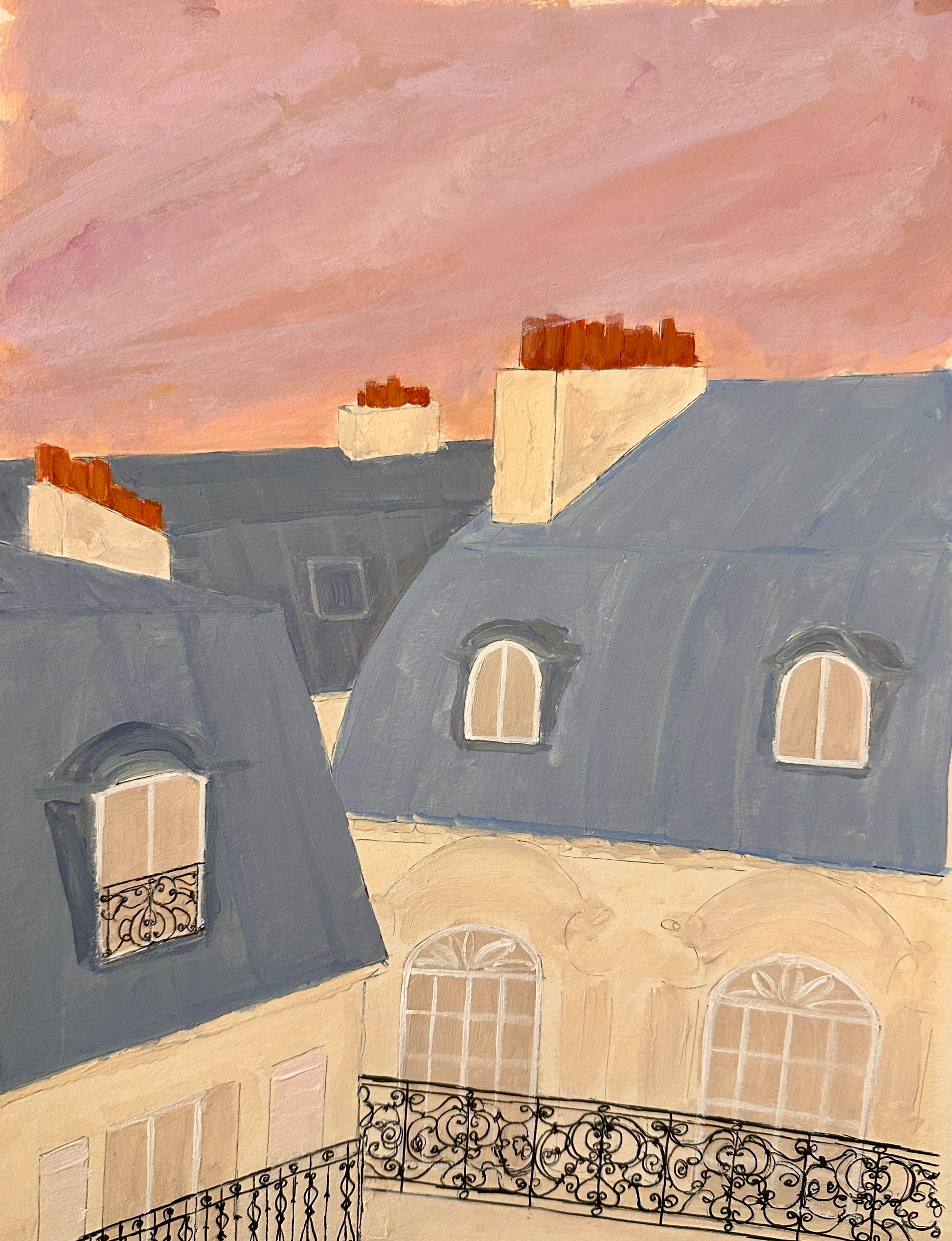 Rooftops at Sunset