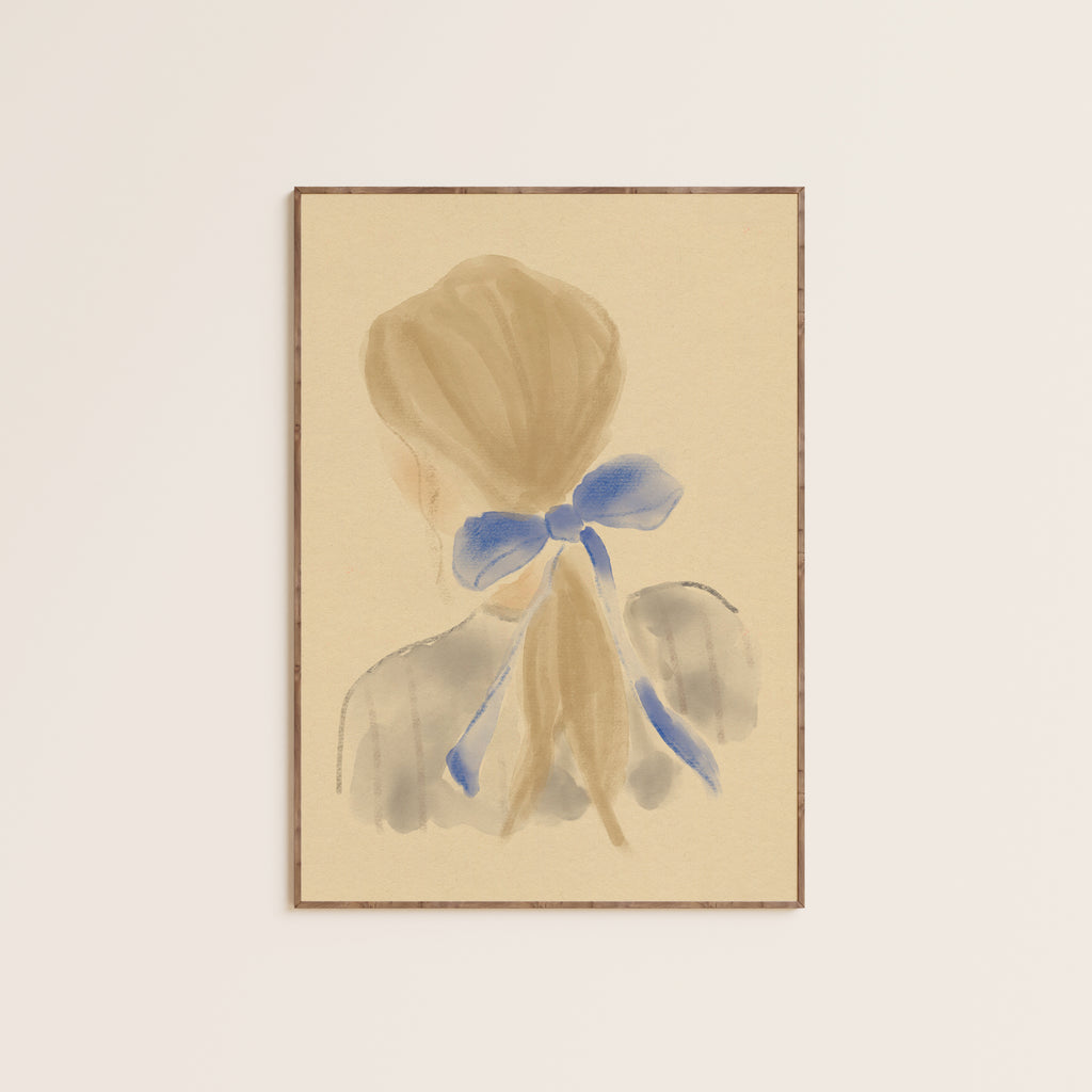 Blue Hair Ribbon