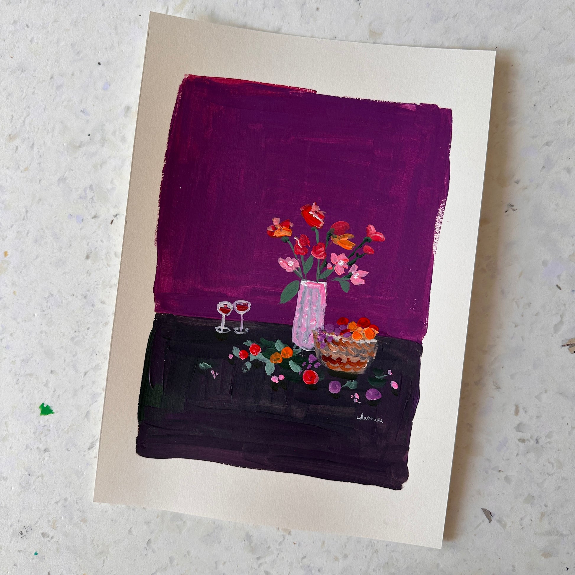 Deep Purple Still Life