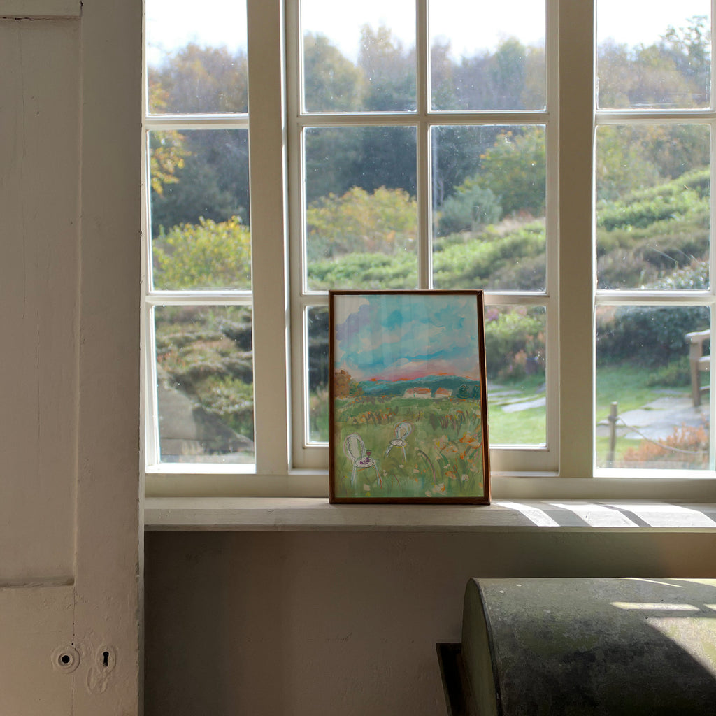 Sunset In The Countryside