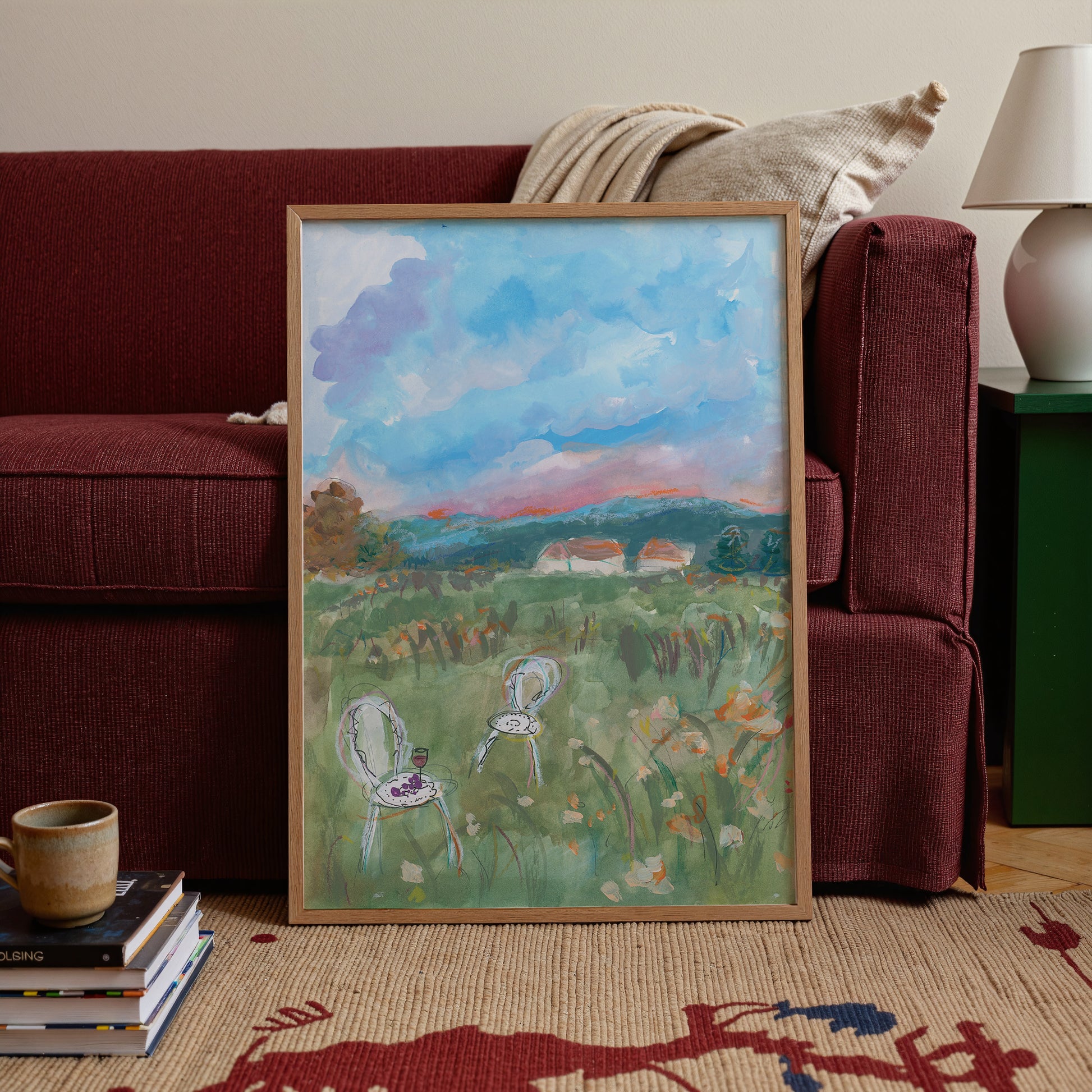 Sunset In The Countryside