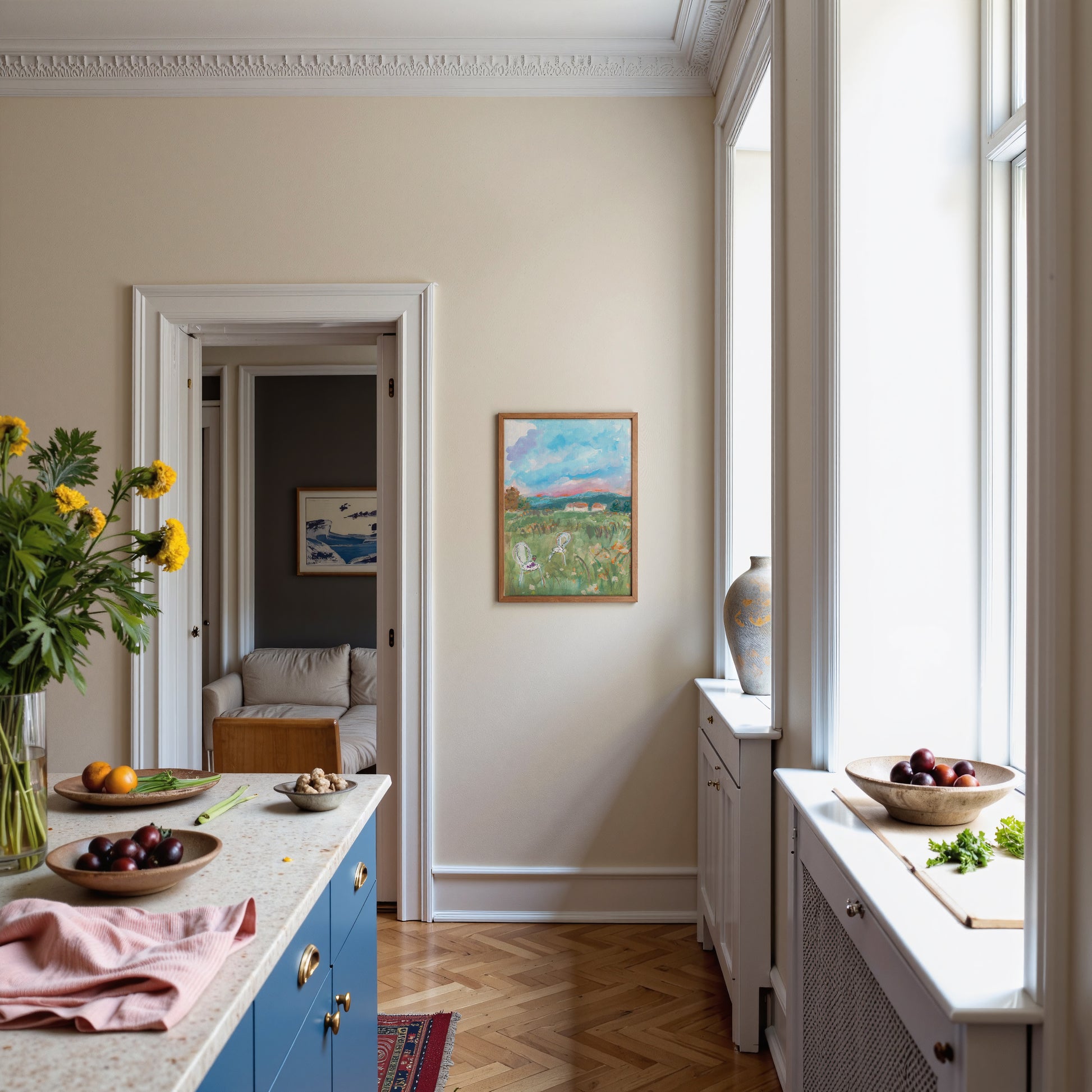 Sunset In The Countryside