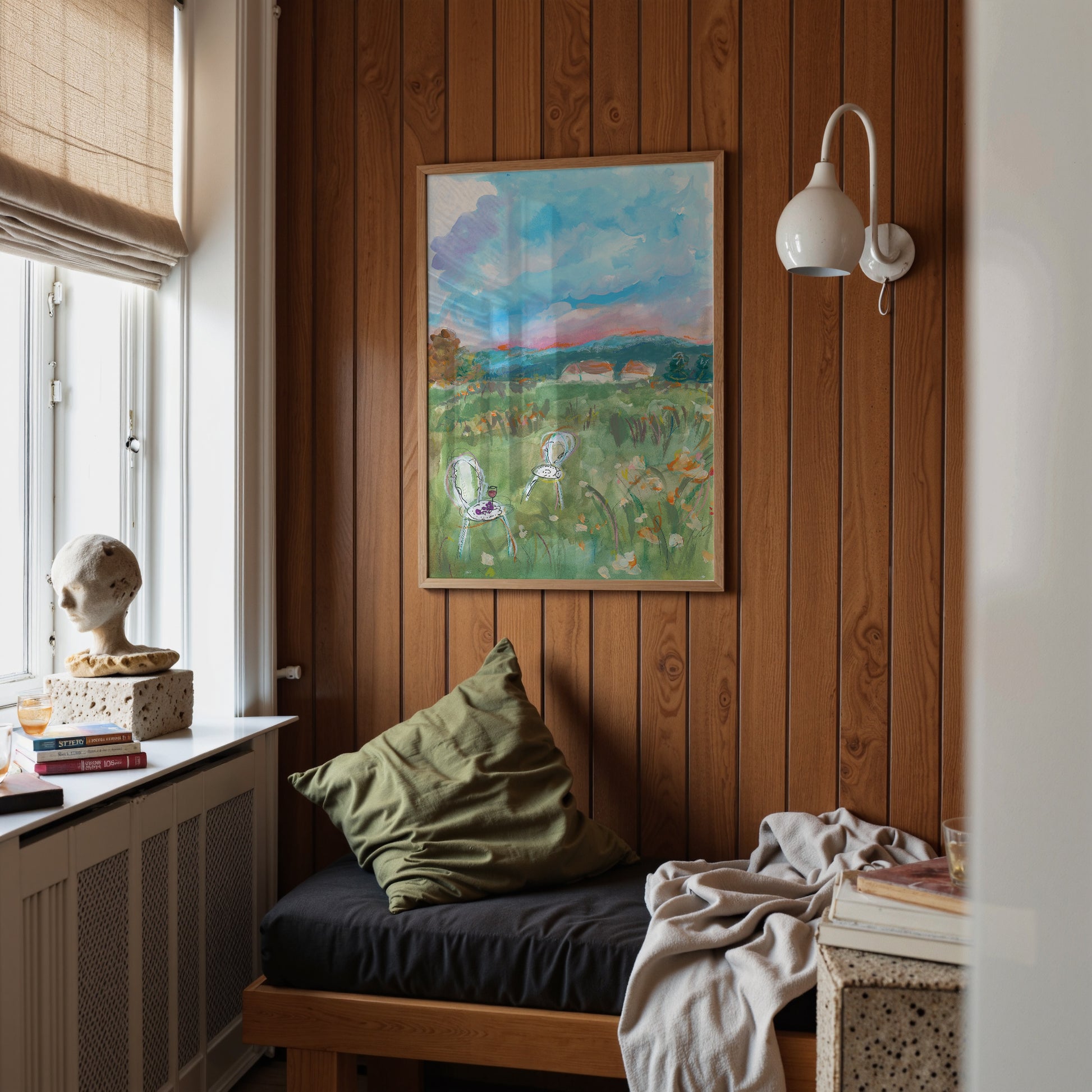 Sunset In The Countryside