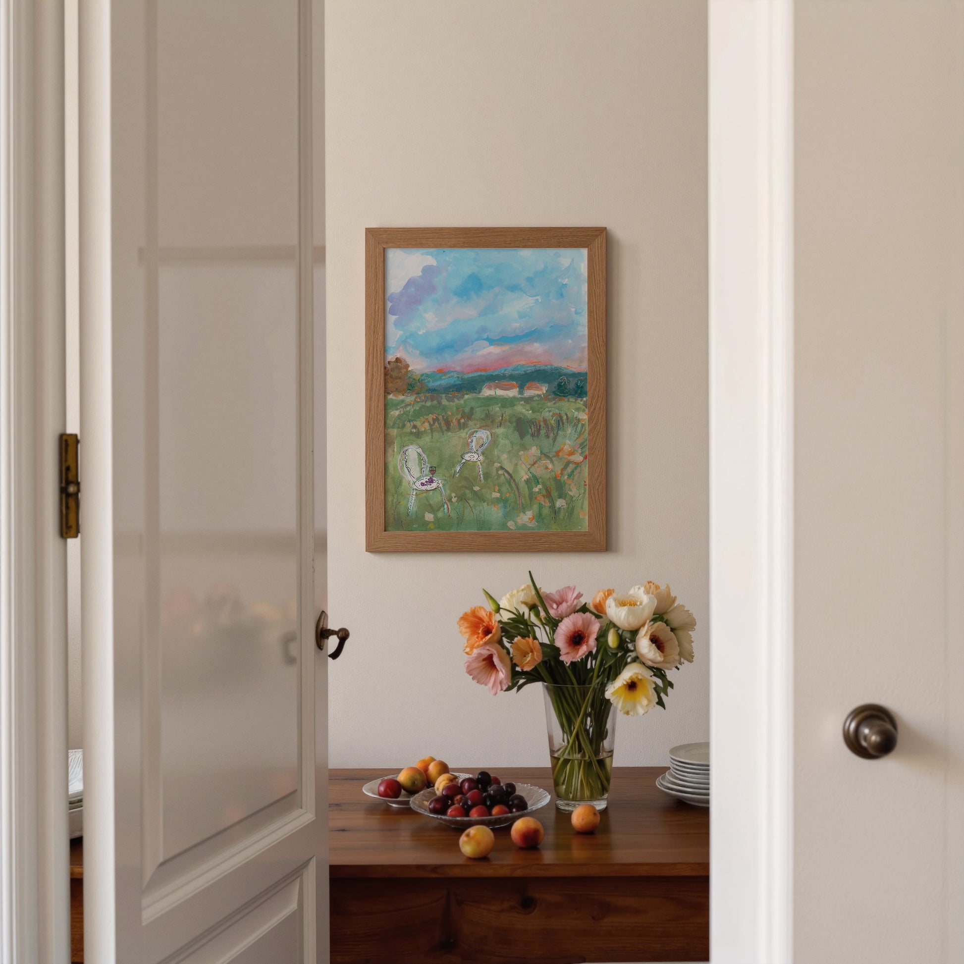 Sunset In The Countryside