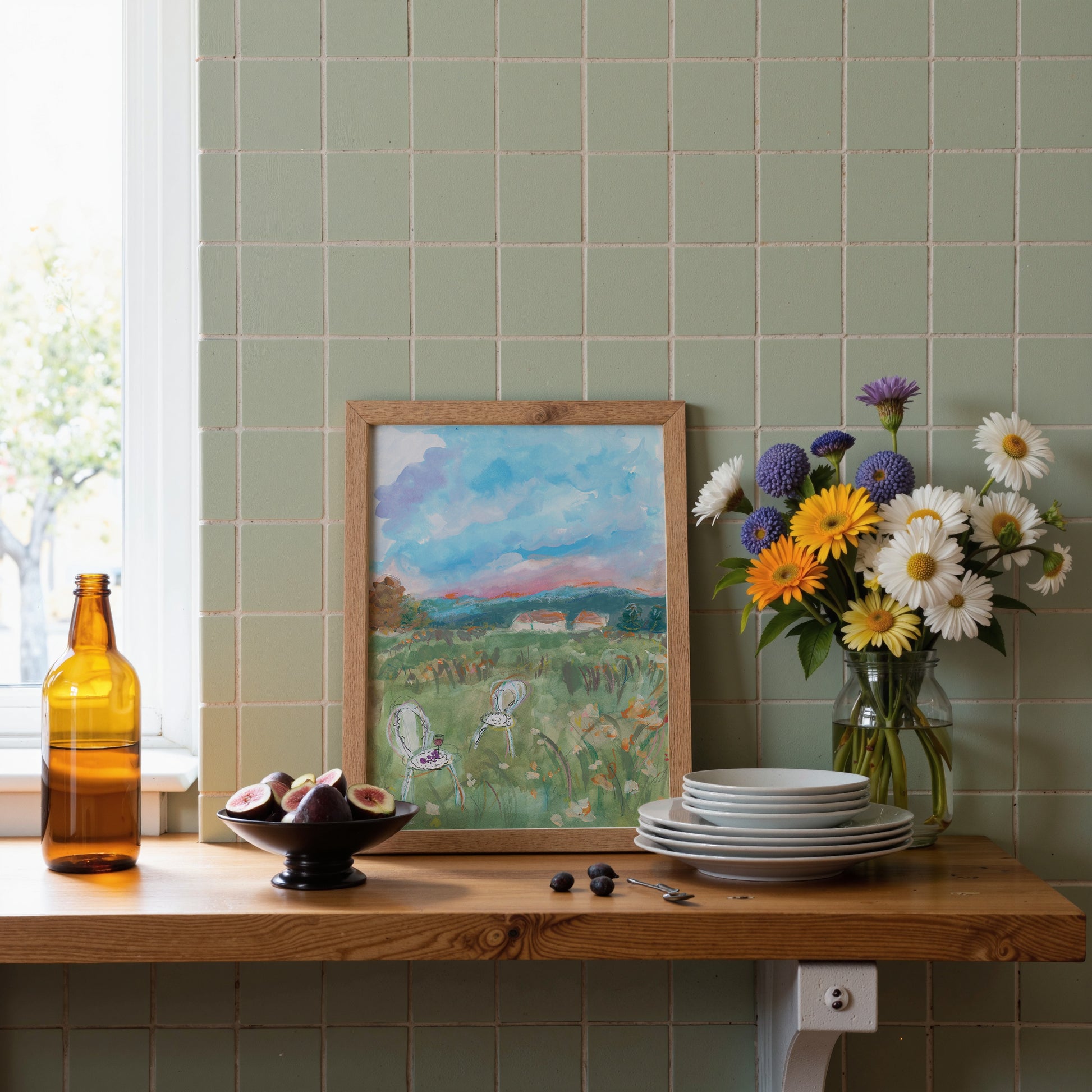 Sunset In The Countryside