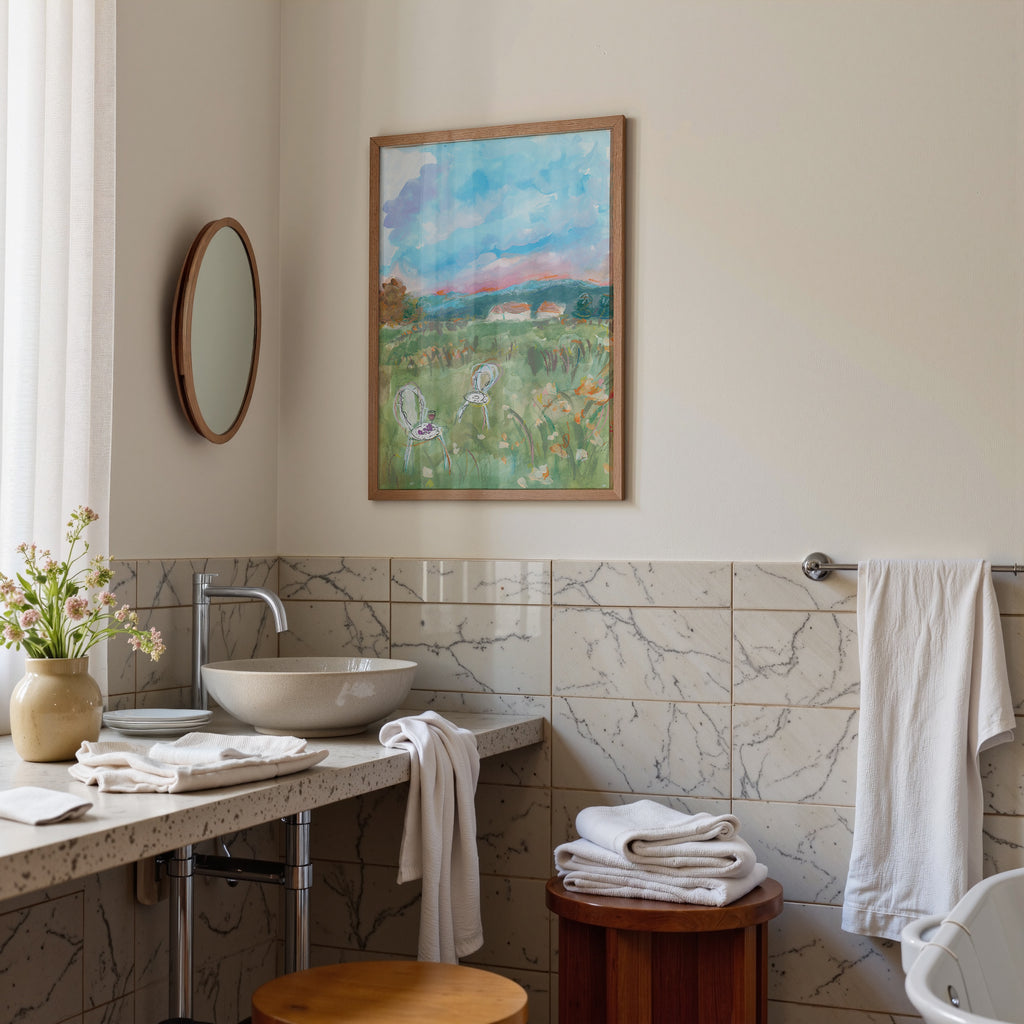 Sunset In The Countryside