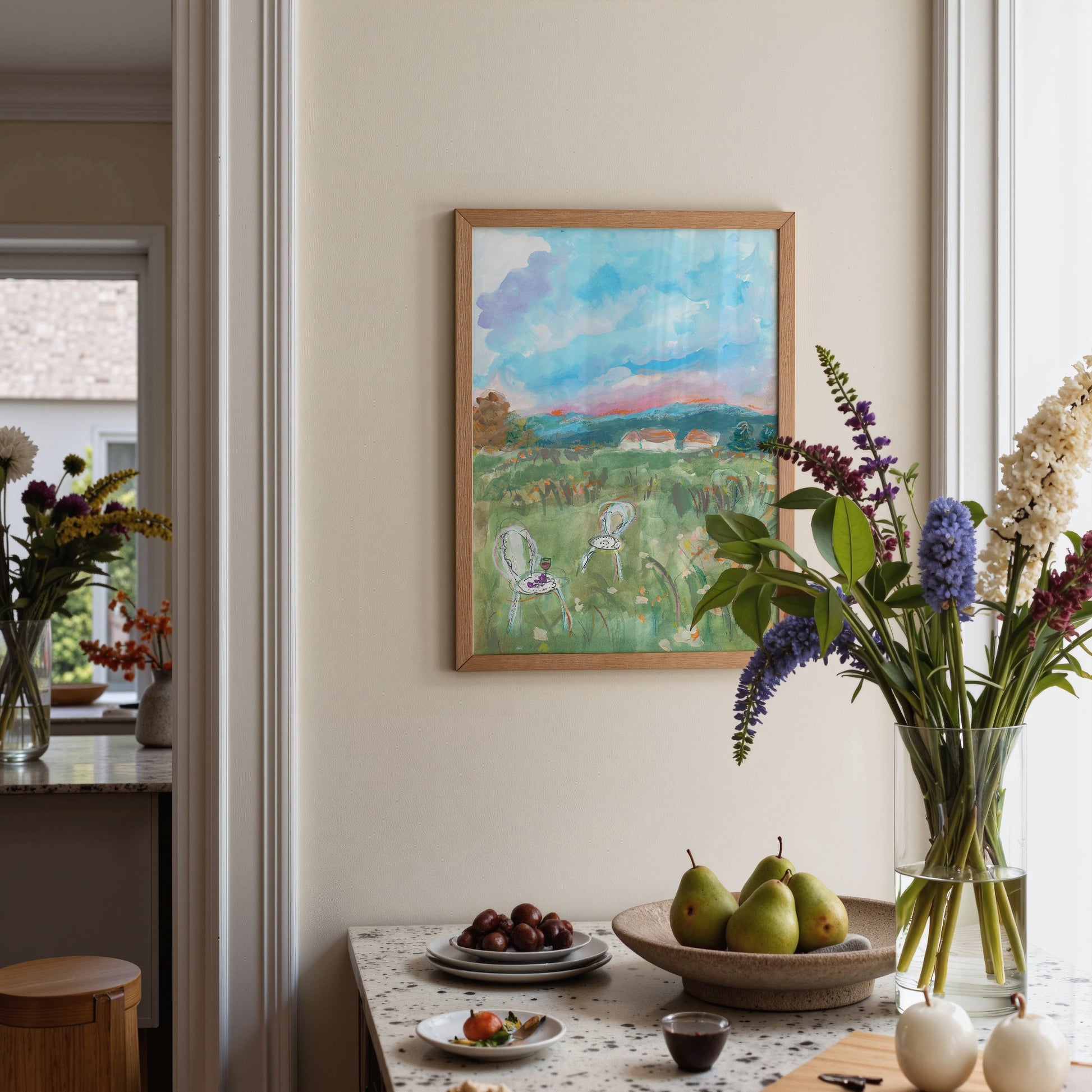 Sunset In The Countryside